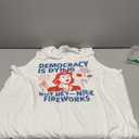 Funny Democracy Is Dying But Hey Nice Fireworks 4th Of July Tank Top