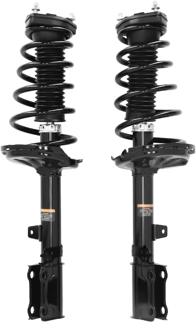 maXpeedingrods Rear Struts for Toyota Highlander 2008-2013 Venza 2013-2015 | Base/Premium/Limited/SE/Sport, 2Pc Shock Absorber Strut w/Coil Spring Assembly, for FWD Only, 172486 172485