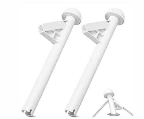 Boat Fender Rod Holder, Boat Bumper Holder, Pole Holder for Boat Fenders, Boats Fender Rope Adjuster, Doubles as Boarding Handle, Hanger and Multi-Function Docking Tool, Diameter of 1.4'' (2 Pack)
