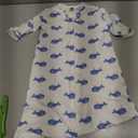 Hudson Baby Unisex Baby Long Sleeve Cotton Jersey Sleeping Bag, Blue Whale, 0-6 Months