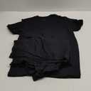 Gildan Men's Crew T-Shirts, Multipack, Style G1100 (Small, Black (6-pack))