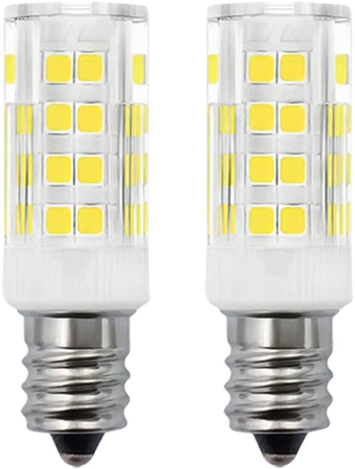 Sewing Machine 7/16 Screw-in Light Bulbs 4W 40W Equivalent Sewing Machine Light AC 110-130V Pack of 2 (Daylight White)