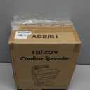 Handheld Power Spreader Compatible for Dewalt 20V/60V Li-ion Battery, Grass Seeds, Rock Salt (Battery not Included) (Yellow)