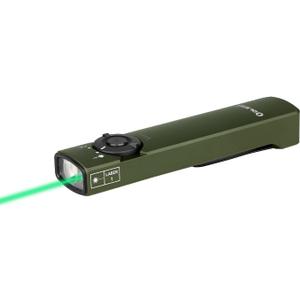 OLIGHT Arkfeld EDC Flat Flashlight, 1000 Lumens White LED Light with Green Beam Combo, Power by Rechargeable Built-in Battery for Outdoors, Emergency, Work (OD Green CW)