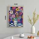 TAOZI&LIZHI Puzzles for Adults 1000 Pieces, Flower in Vase Jigsaw Puzzles for Challenging Family Home Decor Gifts DIY Puzzle Colorful Art - 20 x 27 Inches