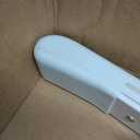 26.8 INCH Flip-Up Toilet Grab Bar with Support Leg, Wall-Mounted Safety Rail for Bathroom, Night Glow Strips on Both Sides, Folding Handrail for Elderly & Disabled