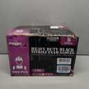 Heavy Duty 6 Mil Black Nitrile Gloves - Disposable, Latex & Powder Free | Mechanic, Food Prep & Tattoo | Rubber Gloves for Cooking, Cleaning & Household |Bulk Case of (1000) (Small)