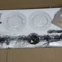 4 Lights Bathroom Vanity Light Fixtures Black, Bathroom Lights Over Mirror, Industrial and Farmhouse 4 Lights Wall Sconce, Matte Black Globe Vanity Lighting Fixtures