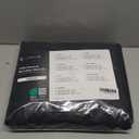 LuxClub 6 PC Queen Sheet Set, Breathable Luxury Bed Sheets, Deep Pockets 18" Wrinkle Free Cooling Sheets Machine Washable Hotel Bedding Silky Soft - Black Queen