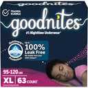 Goodnites Boys' Nighttime Bedwetting Underwear, Size Extra Large (95-120 lbs), 28 Ct (2 Packs of 14)