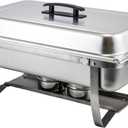 Winco Classic Chafer with Folding Stand, 8 Quart
