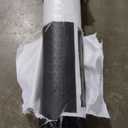 8x21 FT Garage Floor Mat, 2.8mm Thickened Diamond Plate PVC Rubber Heavy Duty Flooring Roll Covering Non-Slip Floor Protector Mat for Under Car Parking/Garage/Warehouse/Gyms/Trailer (Black)