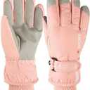 Eohak Kids Winter Snow Ski Gloves - Boys Girls Warm Glove Breathable Waterproof Outdoor Sports Gloves for 5-10Y