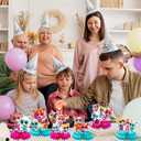 6Pcs Super Kitties Party supplies set Honeycomb Centerpieces Double Sided Table Topper for Super Kitties birthday party decoration (Red2)