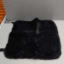 YoRise Car Seat Cushion, Breathable Soft Faux Fur Auto Driver Seat Cover, Fluffy Warm Comfort Front Seats Protector Pad, Universal Car Interior Accessories for Truck Home Office (Black)