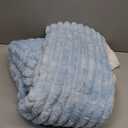 Bedsure Sherpa Throw Blanket for Couch - Super Soft, Cozy Fleece Thick Warm Blanket for Winter, GentleSoft Plush & Fluffy Throw Gift for Women, Room Decor, Sky Blue, 50x60 Inches