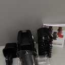 NutriChef 5 in 1 Cheese Grater & Shredder | 5 Different Blades for Thin, Thick, Julienne Strips, Wavy, & Straight Strips | Includes Hand Crank, Strong Suction Base & Storage Container | Black