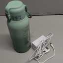 Momcozy Portable Milk Warmer for Travel  Dual Heating Modes for Breast Milk & Water, Portable Bottle Warmer with Fast Heating & Long Battery Life, 17 Ounces Large Capacity to Meet Your All-Day Needs (Green)