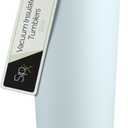 SIPX 22 oz Insulated Coffee Tumbler with Leakproof Lid  Stainless Steel, Vacuum Insulated  Keeps Drinks Hot or Cold for Hours  Cupholder Friendly Travel Mug  Blue (16 Ounces)