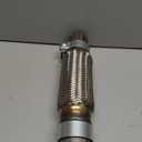 Exhaust Flex Pipe Universal Type 100% Stainless Steel For Heavy Duty and Cars (1 PC, 2.25X8X12 Clamps)