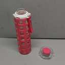 Ello Syndicate 20oz Reusable Glass Water Bottle with One-Touch Leak Proof Flip Lid and Protective Non-Slip Silicone Sleeve and Carry Loop for Coffee, Tea and Water, BPA-free, Dishwasher Safe, Pink