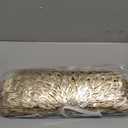 Juvale Gold Placemats - 14.4-Inch Round Vinyl with Leaf Design, Pack of 10 - Table Chargers for Dinner Table Decor