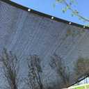 YGS Perfect Sunblock Shade Cloth Sun Shade Canopy With Grommets 70% UV 10 ft x 20 ft Black for Plant Cover Greenhouse Barn Kennel Pool Pergola or Swimming Pool