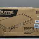 Gourmia 22 Inch XL Electric Griddle Pan - Nonstick Extra Large Flat Top Ceramic Surface, Countertop Cooker, Adjustable 200F400F, Pull-Out Drip Tray, Compact Handle-Free Design
