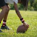 For Bare Feet NFL Officially Licensed Team Logo Headband & Wristband Combo Pack Team Color OSFM