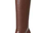 Modatope Knee High Boots Women Chunky Heel Square Toe Tall Boots for Women High Heel Side Zipper Long Boots 8