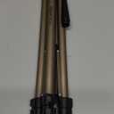 Amazon Basics 50-inch Lightweight Portable Camera Mount Tripod Stand with Bag, for Travel Photography, Champagne