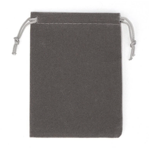 Gray All Occasions Gift Bags, Velvet