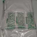 NLMUVW Vinyl Tablecloth with Flannel Backing 100% Waterproof Rectangle PVC Table Cloth Wipe Clean Table Cover for Dining Party Camping Outdoor, Light Grey, 60 X 90 Inch