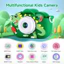 Kids Camera Boys Toys for 3 4 5 6 7 8 9 Years Old Boys, 48MP Dual Lens Kids Digital Camera Christmas Birthday Gifts, 1080P HD Video Selfie Toddler Camera with 32G SD Card
