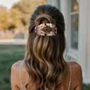 2 x Flat Hair Clips for Women - Large Oval Hair Claw Clips and Duckbill Hair Clip for Thin Hair or Thick Hair - Non Slip Strong Hold Hair Accessories for Women(4Pack, 4Colors) (Style 1)