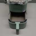 bella 4Qt Slim Air Fryer, Fits-anywhere Kitchenware, EverGood Ceramic Nonstick Coating, Adjustable Temperature, 6 Preset Cooking Options, 60 Min Auto Shutoff w Audible Tone, 3.3lb Capacity, Seaglass