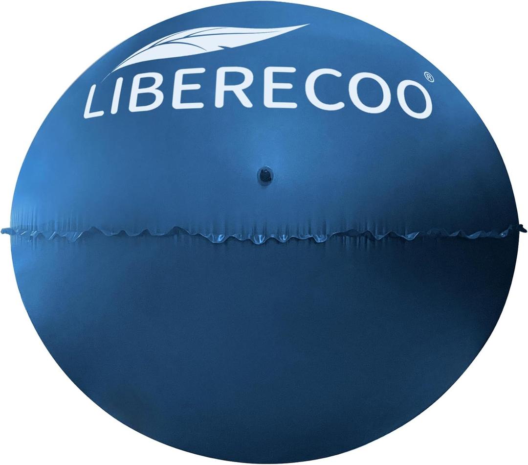 LIBERECOO 6FT Round Pool Pillows for Above Ground Pools - Super Durable 0.4 mm Winter Pillow | Round Inflatable Pillows for Pool Closing (6ft Diameter) | Air Pillow for Winterizing Pool Cover