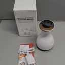 Lymphatic Drainage Massager & Anti Cellulite Massage Tool, for Legs, Arms & Belly, Body,Helps Reduce Stretch Marks & Cellulite,with Microcurrent, Light Heat & Vibration (White)