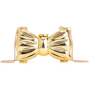 Women's Bow Purse Evening Bag with Chain Strap, Crossbody Bag Mini Clutch for Party