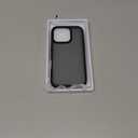 JETech Case for iPhone 16 Pro 6.3-Inch, Shockproof Phone Bumper Cover, Solid Color Matte TPU Frame, Anti-Scratch Clear Back (Black)