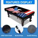 NEVERLAND Pool Table Cover 8ft - Waterproof & Dustproof, Indoor & Outdoor Protection, Oxford Cloth Tear-Resistant Scratch-Proof Billiard Table Covers for Home and Billiard Room