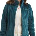 The North Face womens Osito Full Zip Fleece Jacket (Standard & Plus Size) - Soft & Lightweight Fleece, Secure Zip Pockets (X-Small, Space)