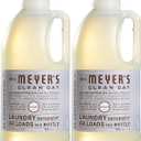 MRS. MEYER'S CLEAN DAY Liquid Laundry Detergent, Cruelty Free, Lavender Scent, 64 oz- Pack of 2