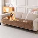 HAOMAIJIA Pet Couch Covers for Sofa Waterproof Couch Cover for Dogs Chenille Non Slip Sofa Covers Washable for Cushion Couch Furniture Protector (Brown, 36.5" X 82" 1 Pack)