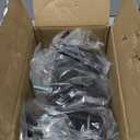 Caster Wheels 4 Inch, Swivel Threaded Stem Casters Set of 4 Heavy Duty 2000lbs, UNC 3/8"-16 x 1 (Stem Diameter 3/8", Stem Length 1") Locking Casters for Workbench,Cart,Furniture (Black)