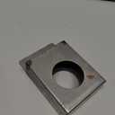 Gate Lockbox Single Hole Weldable Steel 3 1/2" x 4 1/4" x 1 1/2" Unpainted