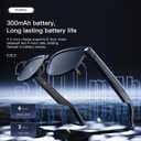 AI Smart Glasses with Camera,4K with Audio Bluetooth Camera Glasses for Men Women 8MP 32G HD Hidden Video Recording Support Live Feed,Ai Voice Control,150+ Language Translate, Chart GPT, WiFi