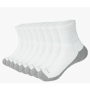 WANDER Men's Athletic Ankle Socks 3/8 Pairs Thick Cushion Running Socks for Men&Women Cotton Socks 6-9/9-12/12-15