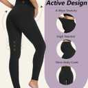 Dalavch 3/4 Pack Women's Maternity Leggings Over The Belly High Waisted Yoga Workout Pregnancy Pants Activewear for Women (M)