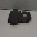 BENECREAT 100-Pack Kraft Gift Boxes with Clear Window - 2.5x2.5x1.2 Inch Black Packaging Box for Weddings, Birthdays & Party Favors